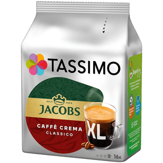 4031501  Tassimo Café Crema Classico XL x16 drinks, 132