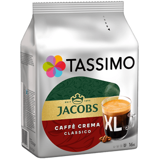 4031501  Tassimo Café Crema Classico XL x16 drinks, 132